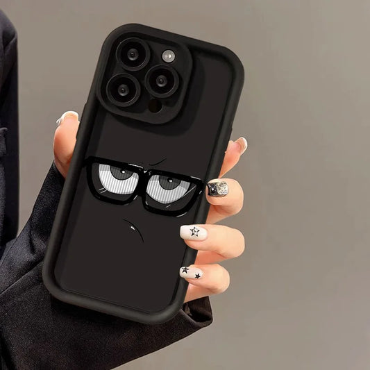 Compatible with Apple iPhone 17 Pro Protective Case, Shockproof Anti-Drop Design with Novelty Funny Pattern Slim Phone Cover
