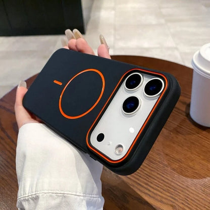 Luxury Magnetic Soft Silicone Phone Case For iPhone 11 12 13 14 15 16 17 Pro Max Air Magsafe Shockproof Bumper Back Case Cover