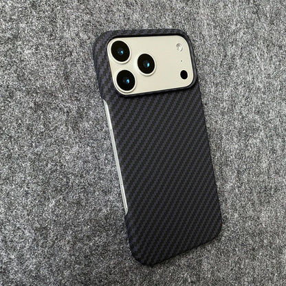 Frameless Carbon Fiber Leather Case - iPhone 18 Series Accessories In USA