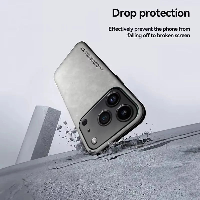 Premium Durable Luxury Soft Leather Phone Case For iPhone 17 16 15 14 11 13 12 Pro Max 17 Air 16e 13 Mini Shockproof Cover