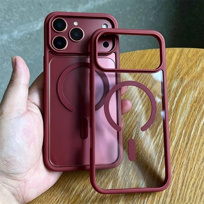 Transparent Acrylic Wireless Charge Case - iPhone 18 Series Accessories In USA