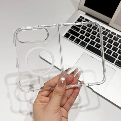Magnetic Transparent MagSafe Fold Case - iPhone 18 Series Accessories In USA