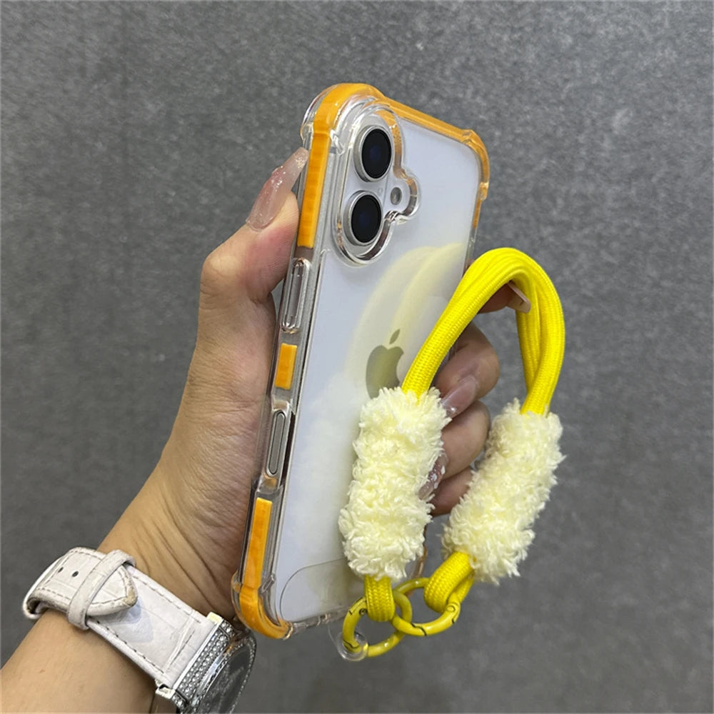 Hybrid Armor Wrist Strap Case - iPhone 18 Series Accessories In USA