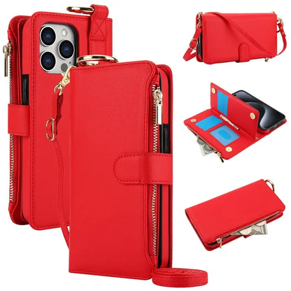 Ring Lanyard Zipper Wallet Case - iPhone 18 Series Accessories In USA