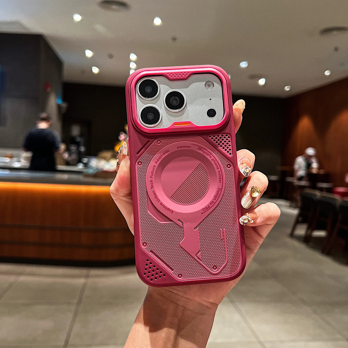 Mecha Style MagSafe Simple Case - iPhone 18 Series Accessories In USA