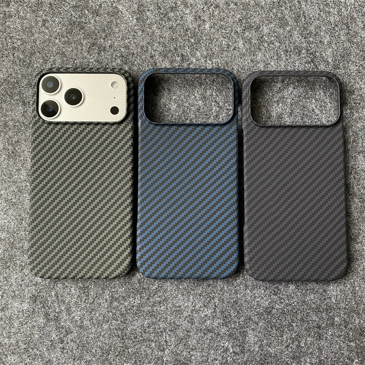Frameless Carbon Fiber Leather Case - iPhone 18 Series Accessories In USA