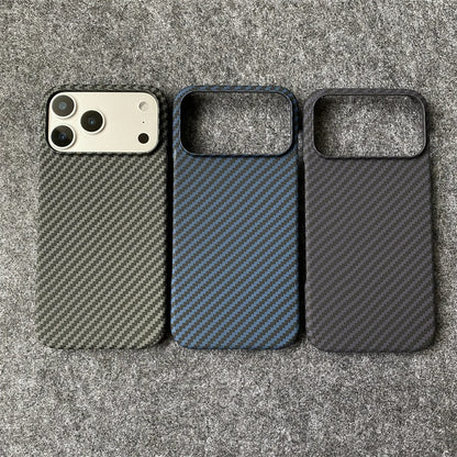 Frameless Carbon Fiber Leather Case - iPhone 18 Series Accessories In USA