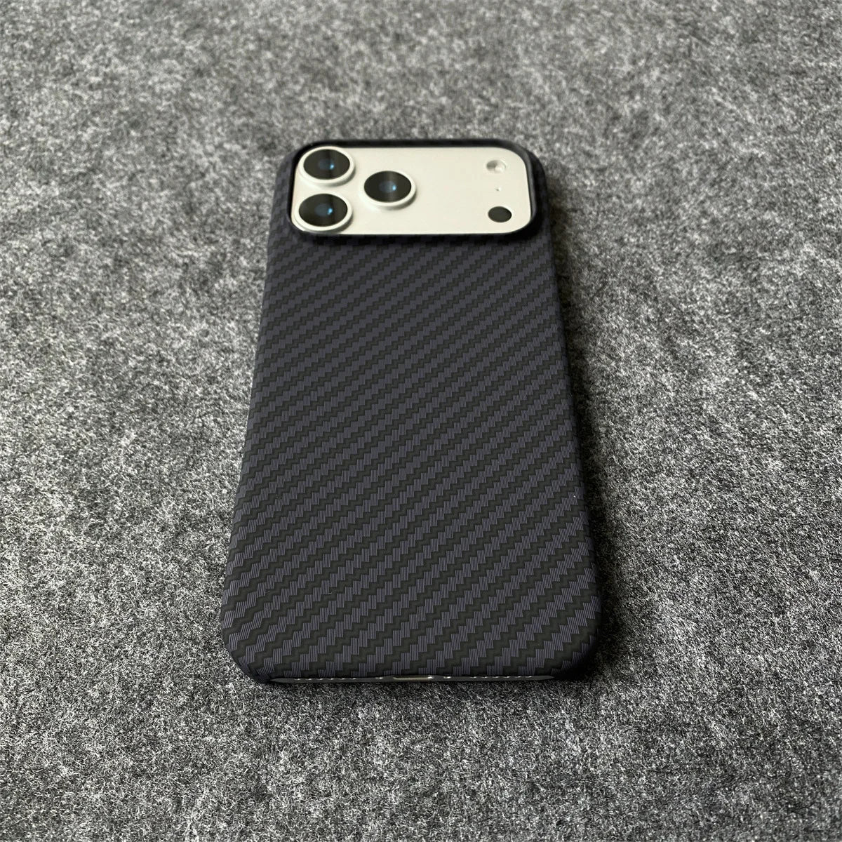 Frameless Carbon Fiber Leather Case - iPhone 18 Series Accessories In USA