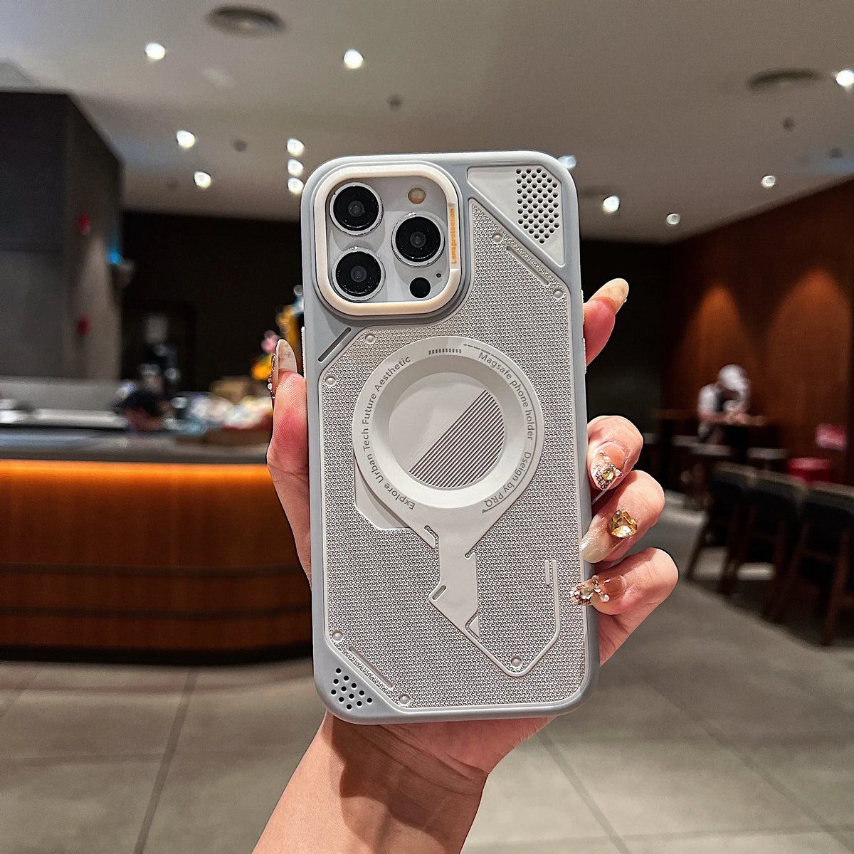 Mecha Style MagSafe Simple Case - iPhone 18 Series Accessories In USA