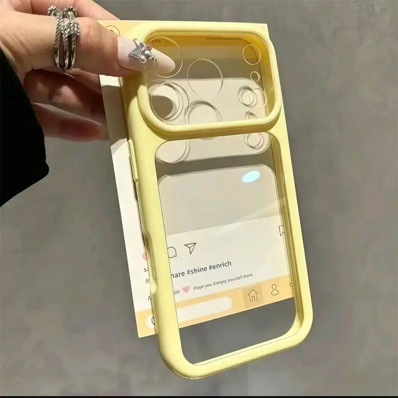 Shockproof Acrylic Clear Bumper Case - iPhone 18 Series Accessories In USA