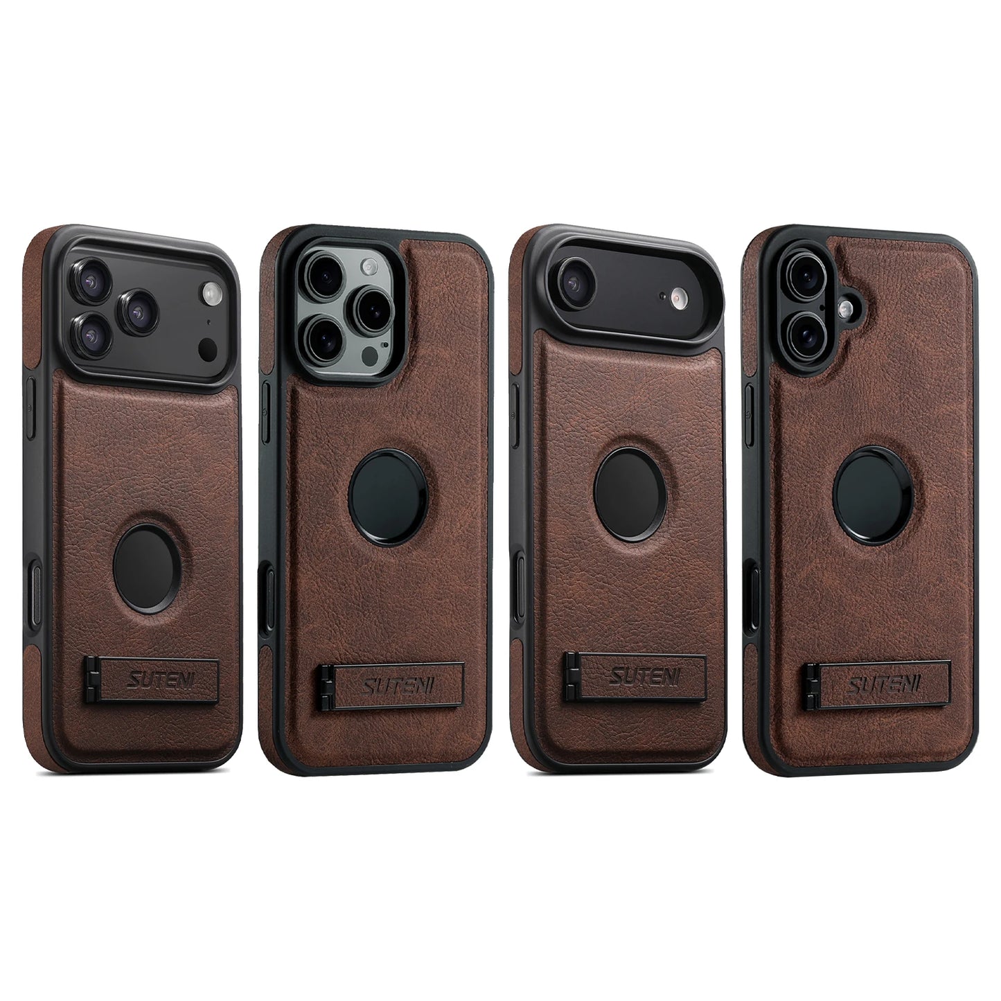 Magnetic Leather Stand Case for iPhone 17 Pro Max 17 Pro Air Cover Magnet for Mag-safe Soft Anti-knock Litchi Grain Shell Fundas