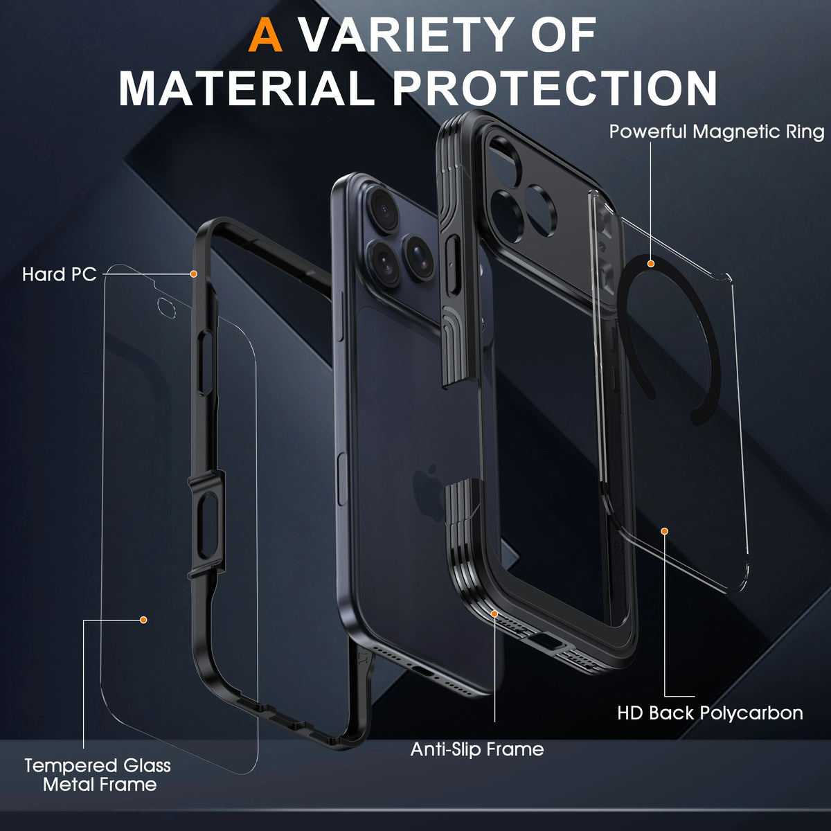 360° Double-Sided Transparent MagSafe Case - iPhone 18 Series Accessories In USA