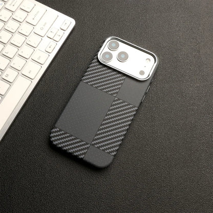 Luxury Carbon Fiber Pattern Magnetic For Magsafe Case For iPhone 17 Air 16 15 14 13 12 Pro Max Wireless Charge Shockproof Cover