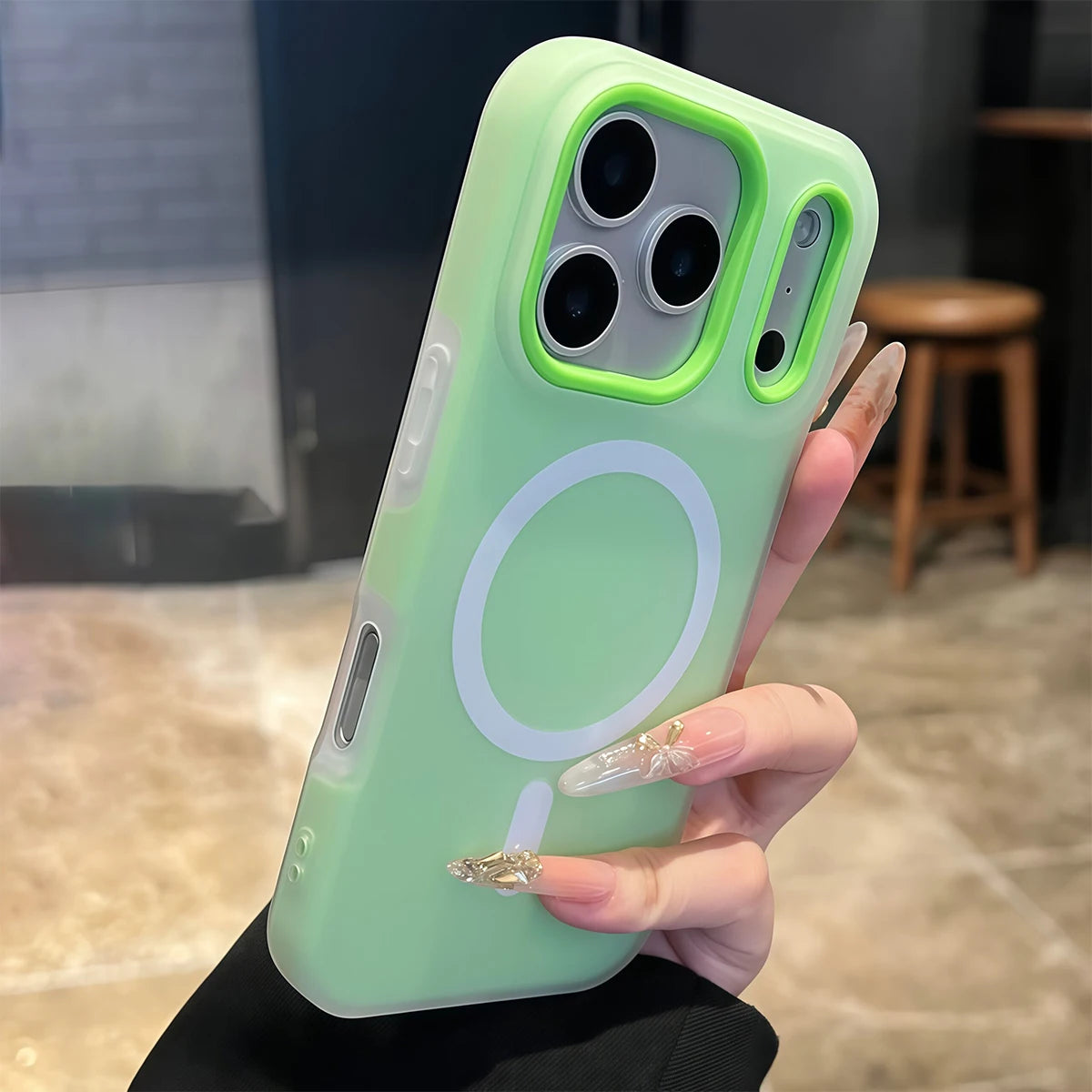 Luxury Candy Color 2-in-1 Magnetic Phone Case for iPhone 17/16/15/14/13/12/11 Pro Max Plus , Matte Soft Shockproof Skin-Friendly Cover with Magnetic Wireless Charging