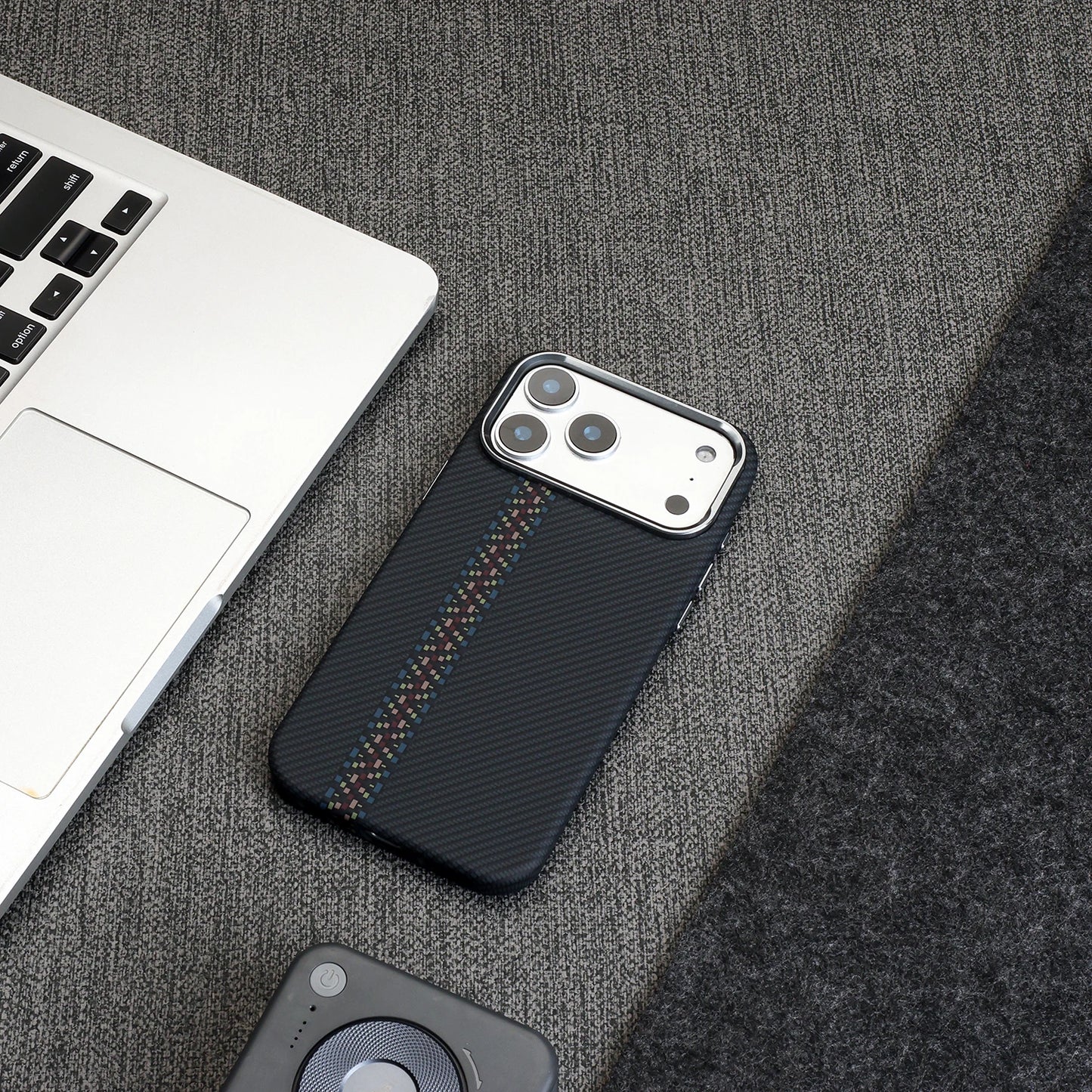 Luxury Carbon Fiber Pattern Magnetic For Magsafe Case For iPhone 17 Air 16 15 14 13 12 Pro Max Wireless Charge Shockproof Cover