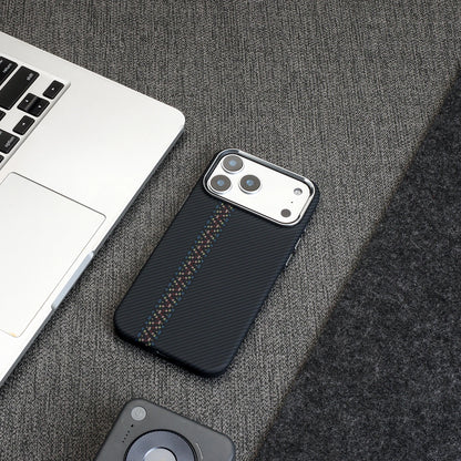 Luxury Carbon Fiber Pattern Magnetic For Magsafe Case For iPhone 17 Air 16 15 14 13 12 Pro Max Wireless Charge Shockproof Cover
