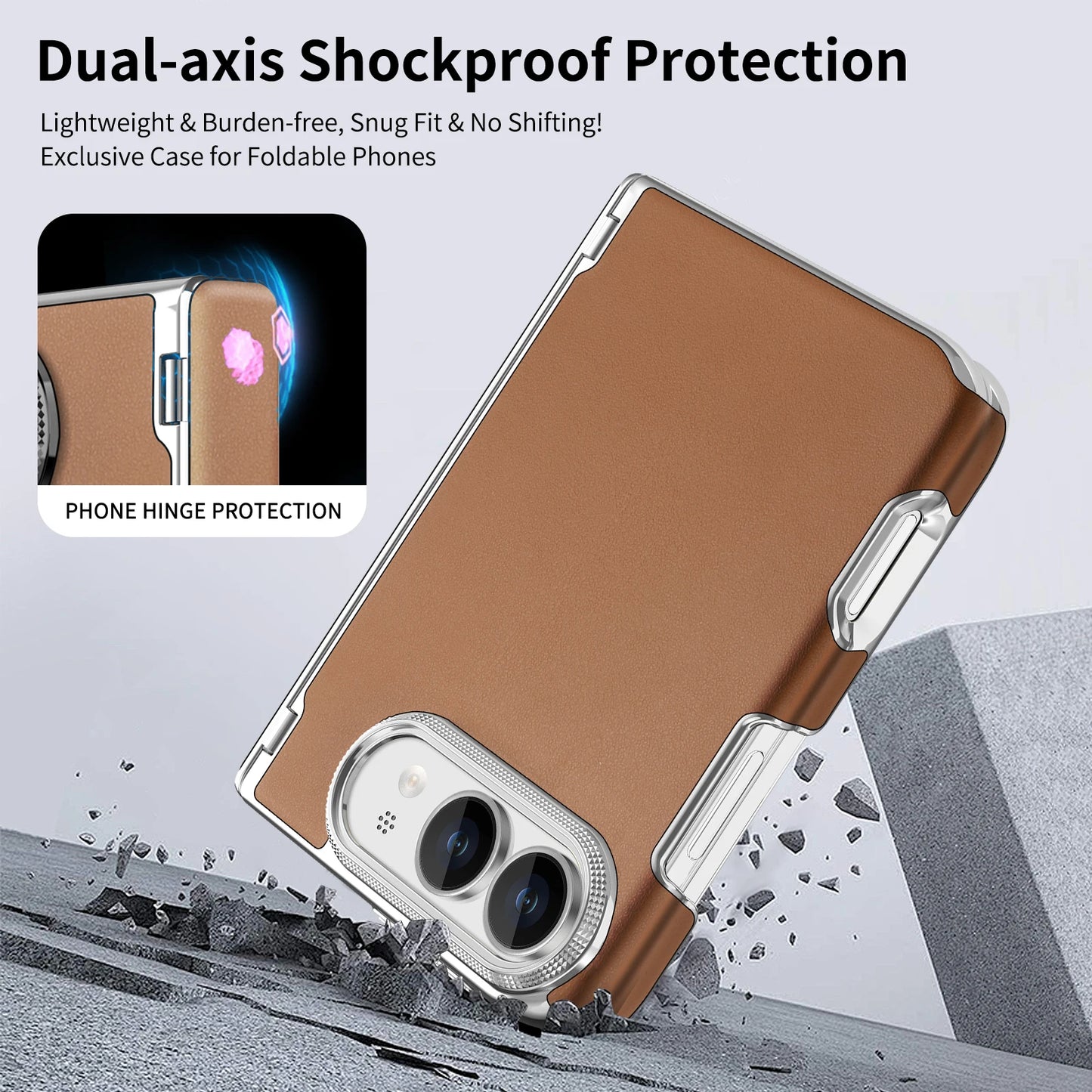 For iPhone Ultra 18 Fold Case Luxury Leather Matte Magnetic Wireless Charging Shockproof Protection Hard Back Cover Accessories