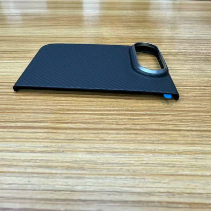 Busienss Ultra Slim Carbon Fiber Pattern Case For iPhone Ultra, for Magsafe Alloy Lens Shockproof Protect Cover For 18 Fold