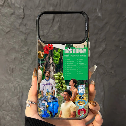 Bad Singer B-Bunny Debi Tirar Mas Fotos-DTMF For iPhone 12 11 13 14 15 16 17 Max Pro Plus Protective IMD Color Cover Case