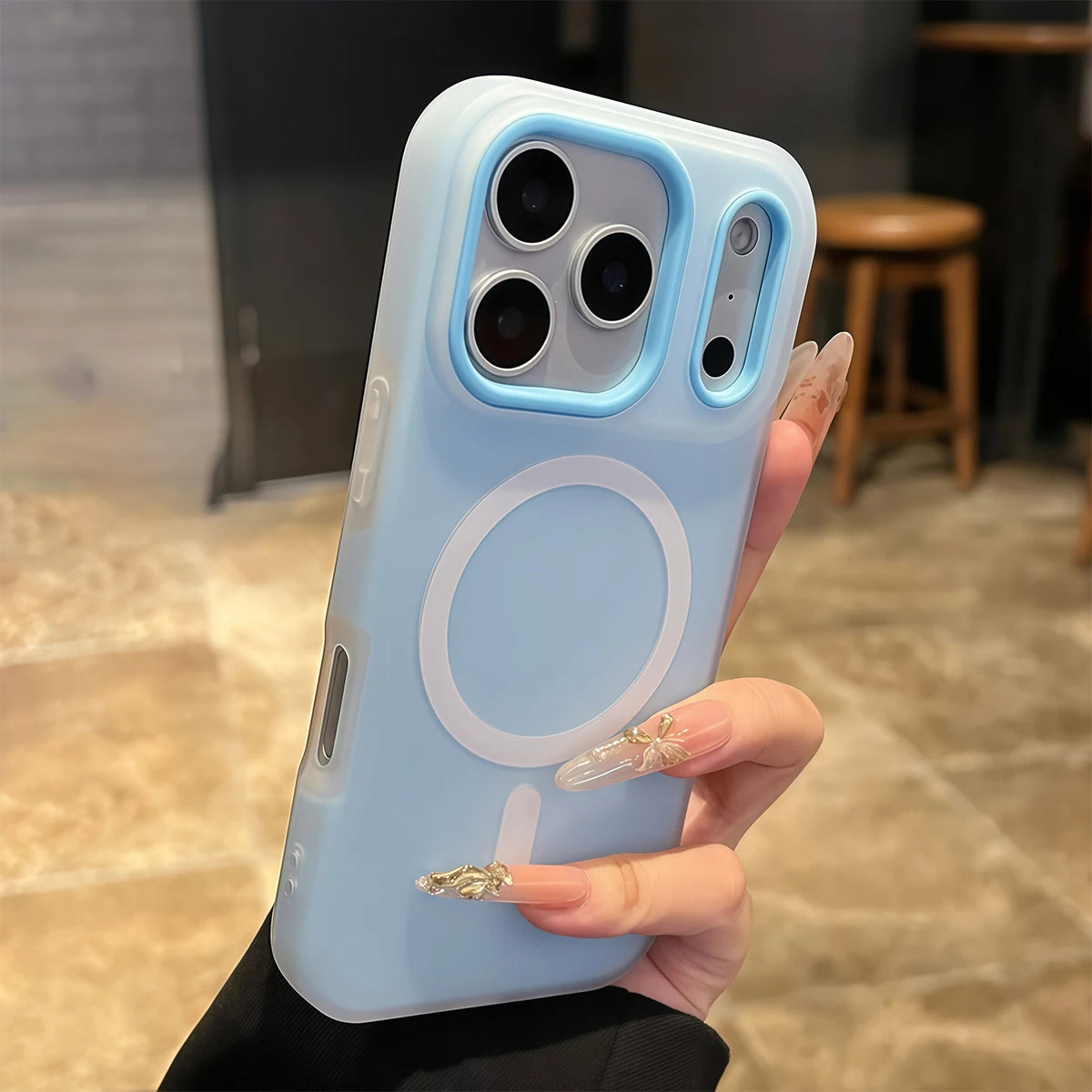 Luxury Candy Color 2-in-1 Magnetic Phone Case for iPhone 17/16/15/14/13/12/11 Pro Max Plus , Matte Soft Shockproof Skin-Friendly Cover with Magnetic Wireless Charging