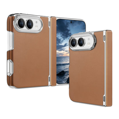For iPhone Ultra 18 Fold Case Luxury Leather Matte Magnetic Wireless Charging Shockproof Protection Hard Back Cover Accessories