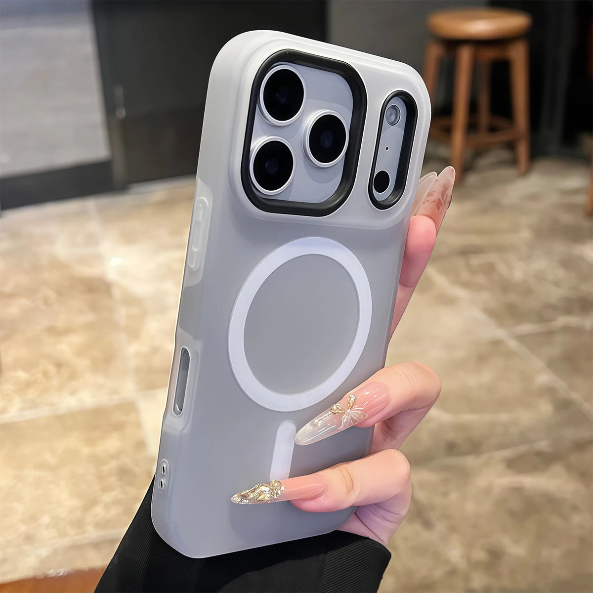 Luxury Candy Color 2-in-1 Magnetic Phone Case for iPhone 17/16/15/14/13/12/11 Pro Max Plus , Matte Soft Shockproof Skin-Friendly Cover with Magnetic Wireless Charging