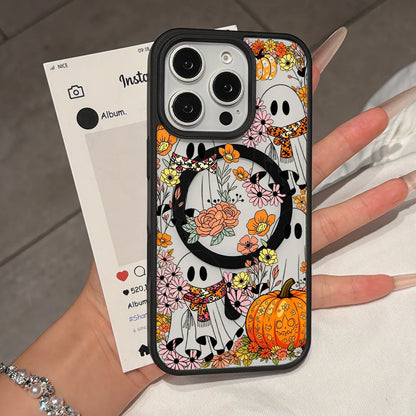 Floral Ghost Magnetic Wireless Case - iPhone 18 Series Accessories In USA