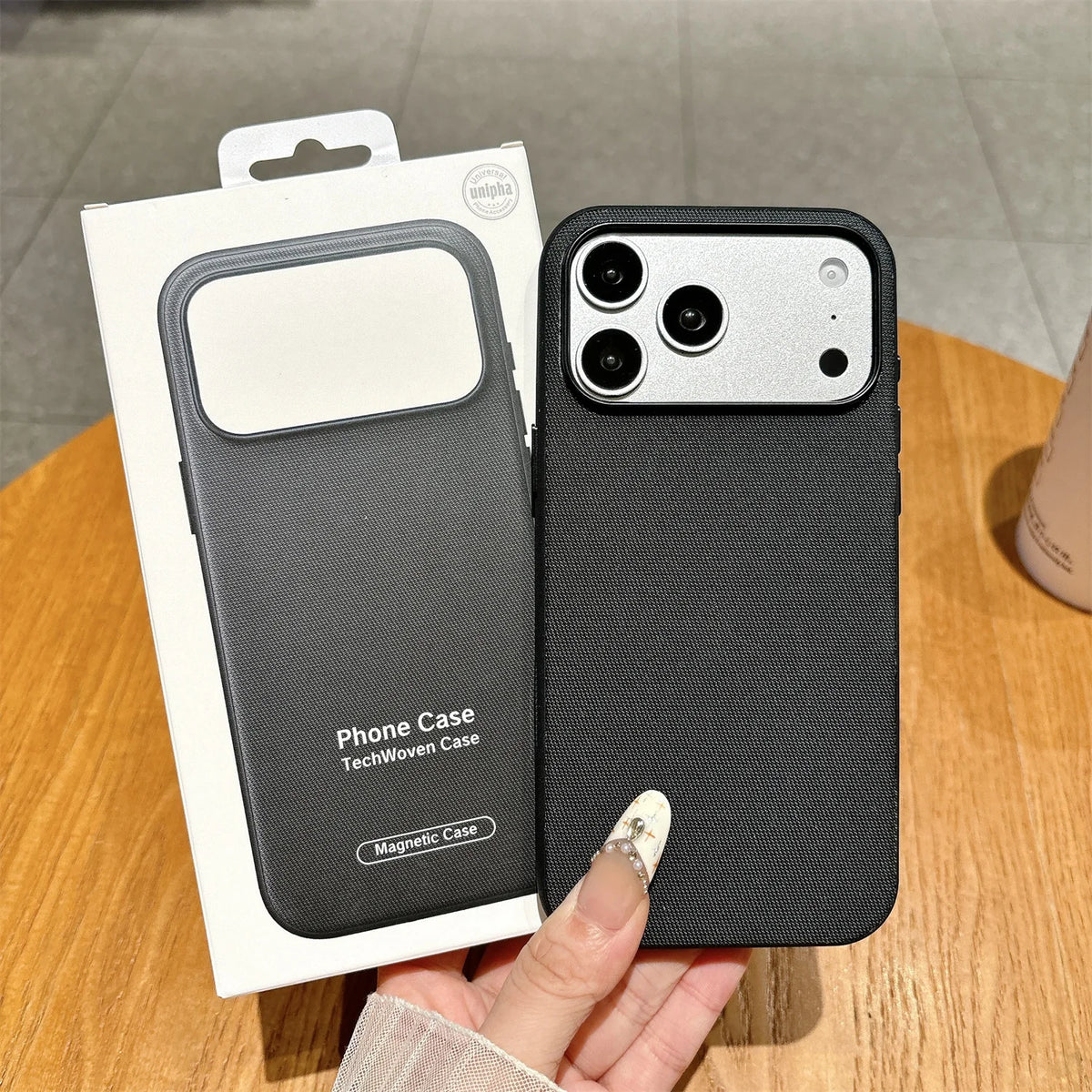 Tech Woven Magnetic Adsorption Case - iPhone 18 Series Accessories In USA