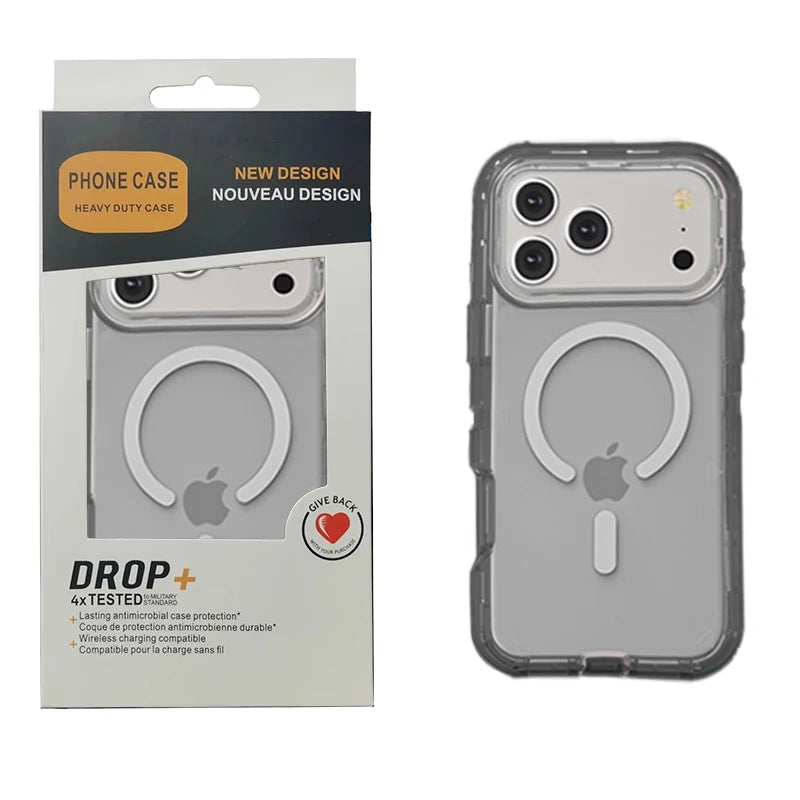 3-in-1 Military Armor Magnetic Case - iPhone 18 Series Accessories In USA