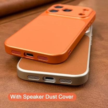 Luxury Plating Leather Texture Case - iPhone 18 Series Accessories In USA