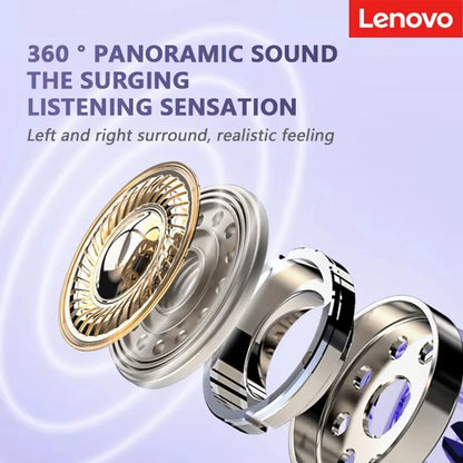 Lenovo TA410 Bluetooth Earbuds Wireless Headphones Ear Clip TWS Earphones Noise Cancelling Sports Gaming Headset for Android iOS