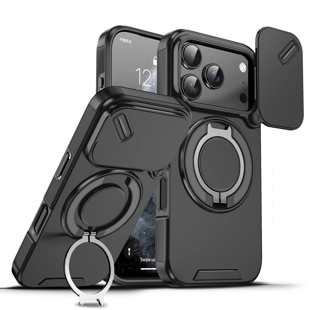 Armor Ring Magnetic Stand Case - iPhone 18 Series Accessories In USA