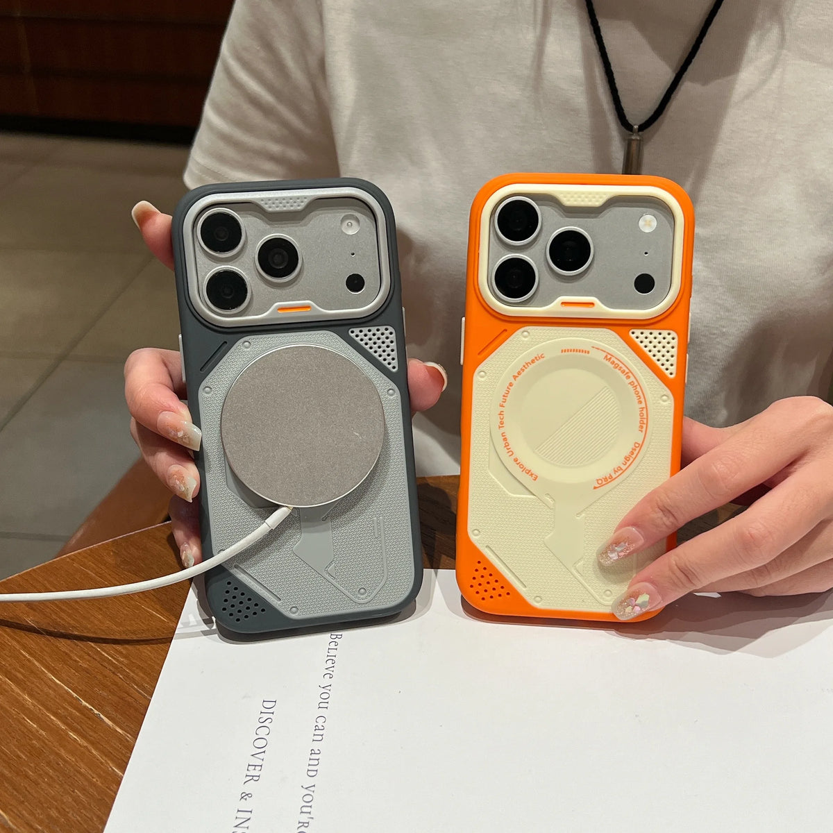 Mecha Style MagSafe Simple Case - iPhone 18 Series Accessories In USA