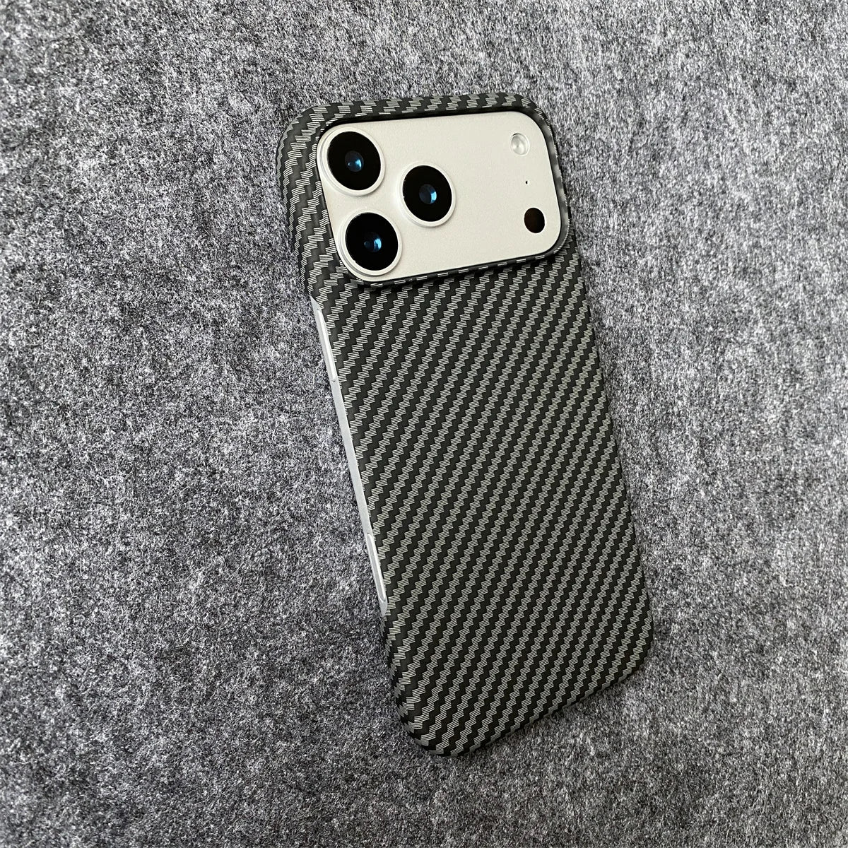 Frameless Carbon Fiber Leather Case - iPhone 18 Series Accessories In USA