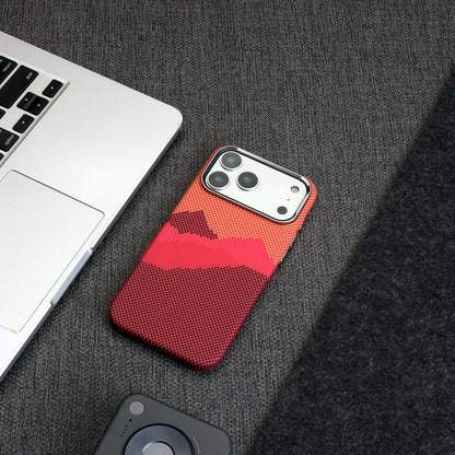Luxury Carbon Fiber Pattern Magnetic For Magsafe Case For iPhone 17 Air 16 15 14 13 12 Pro Max Wireless Charge Shockproof Cover