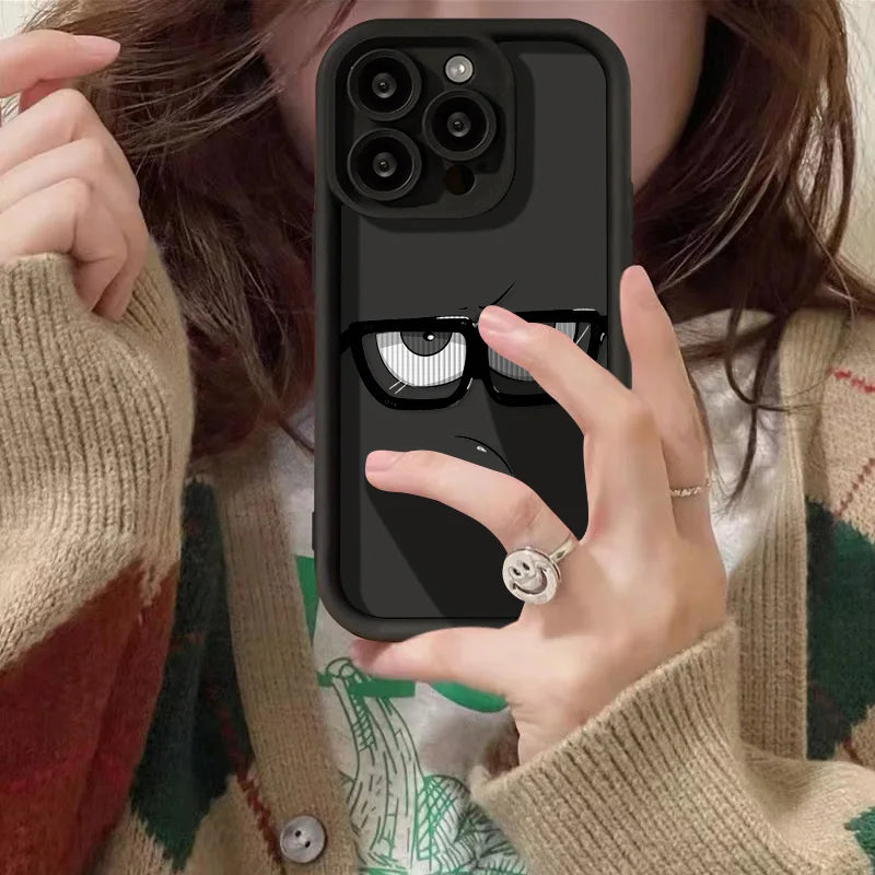 Compatible with Apple iPhone 17 Pro Protective Case, Shockproof Anti-Drop Design with Novelty Funny Pattern Slim Phone Cover