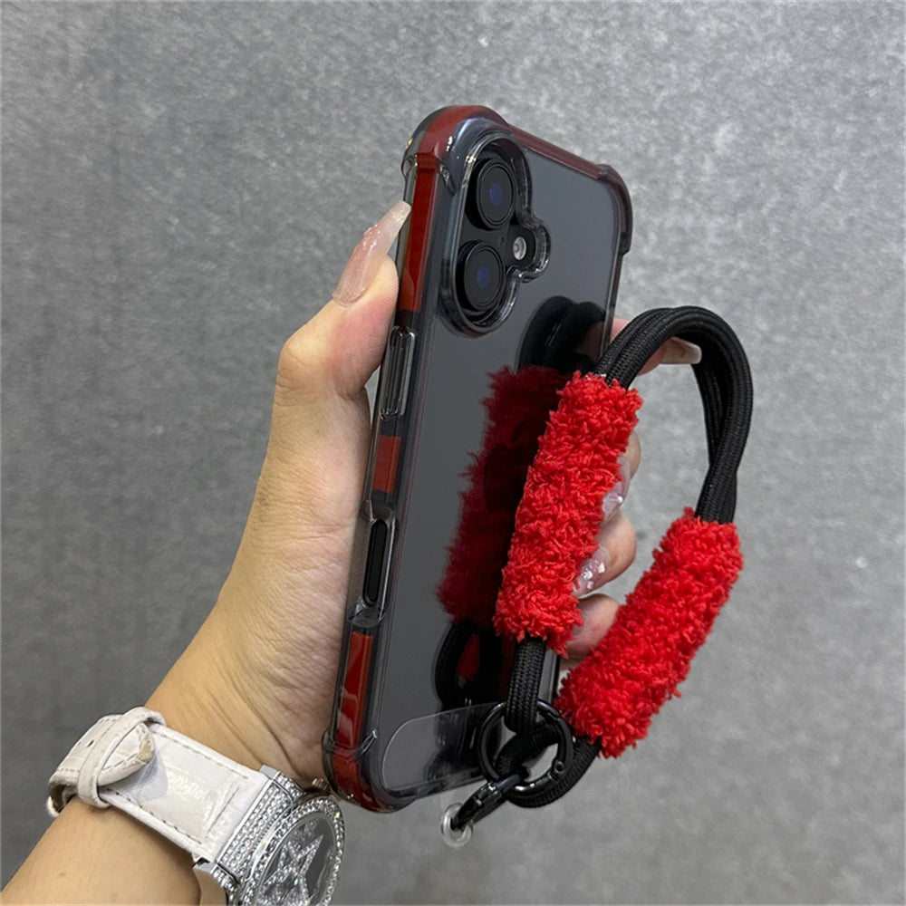 Hybrid Armor Wrist Strap Case - iPhone 18 Series Accessories In USA