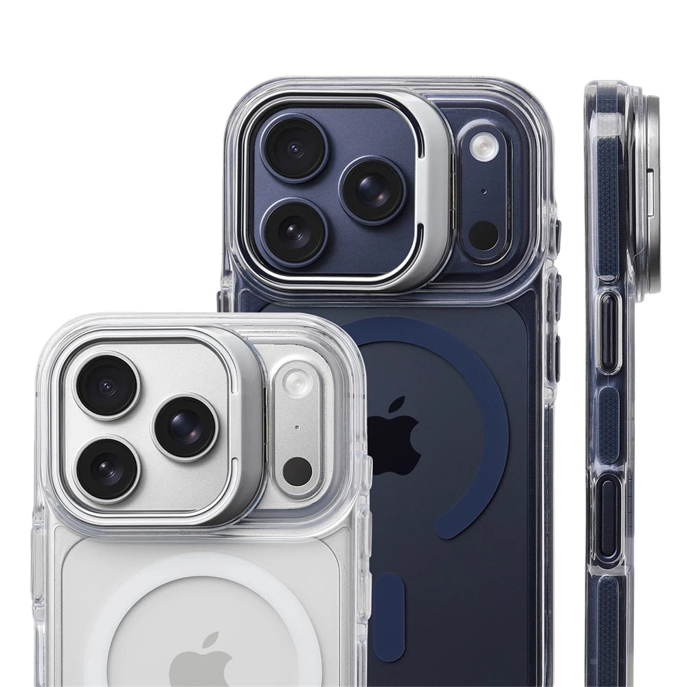 Magnetic Shockproof Clear Stand Case - iPhone 18 Series Accessories In USA