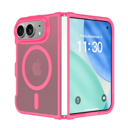 For iPhone 18 Fold Matte Magnetic Case, Compatible with MagSafe Drop Protection Translucent Cover For iPhone 18 Ultra