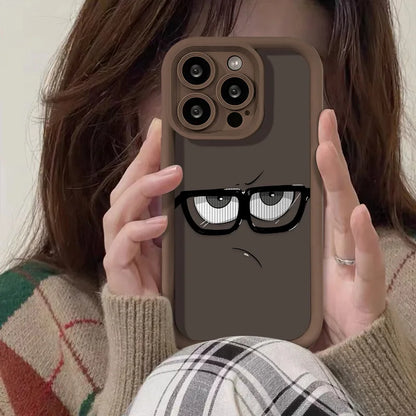 Compatible with Apple iPhone 17 Pro Protective Case, Shockproof Anti-Drop Design with Novelty Funny Pattern Slim Phone Cover