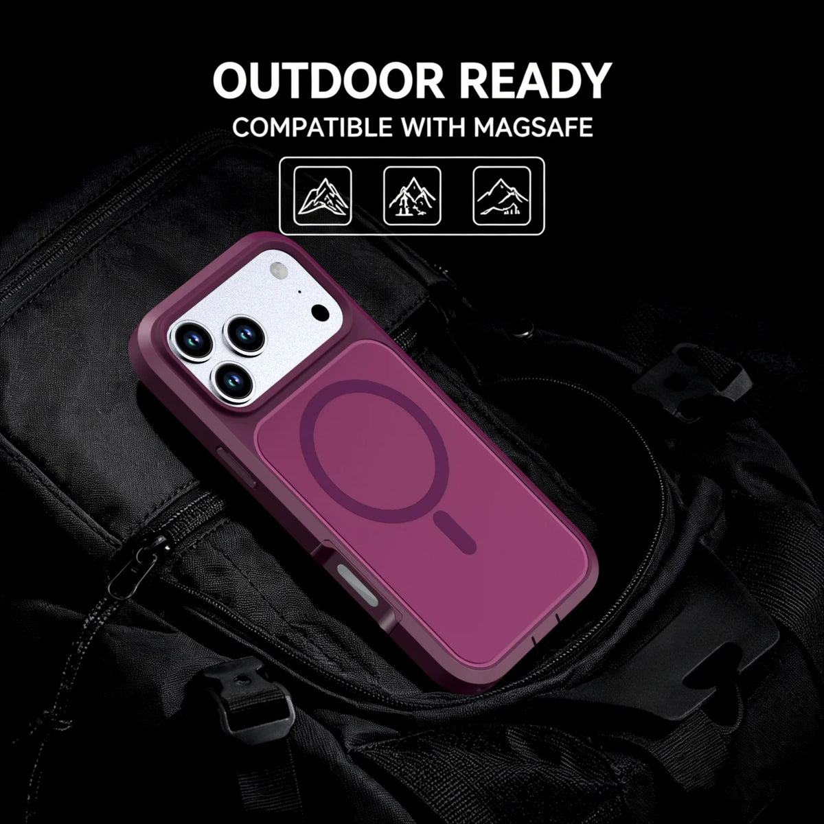 Anti-Drop Bumper Armor MagSafe Case - iPhone 18 Series Accessories In USA