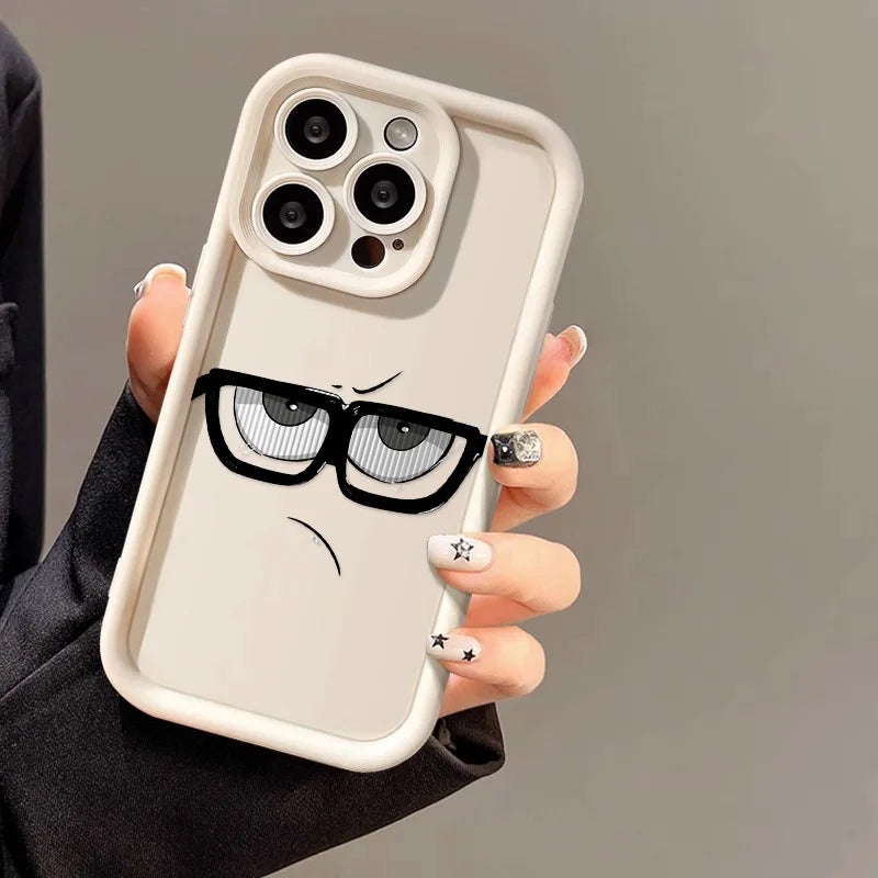 Compatible with Apple iPhone 17 Pro Protective Case, Shockproof Anti-Drop Design with Novelty Funny Pattern Slim Phone Cover