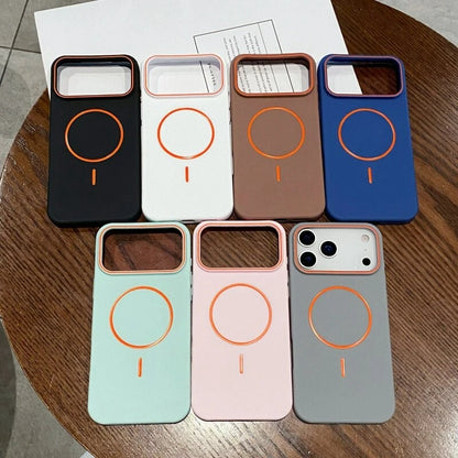 Luxury Magnetic Soft Silicone Phone Case For iPhone 11 12 13 14 15 16 17 Pro Max Air Magsafe Shockproof Bumper Back Case Cover