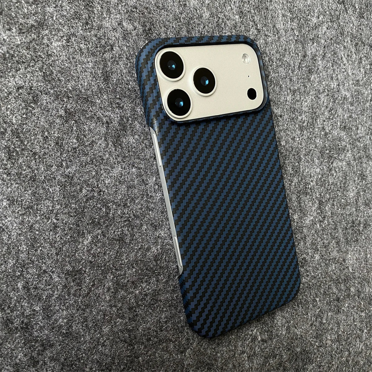 Frameless Carbon Fiber Leather Case - iPhone 18 Series Accessories In USA